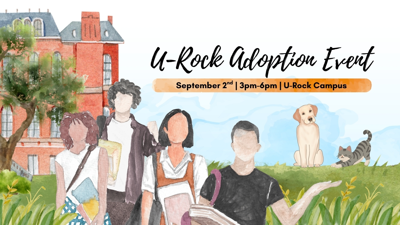 U-Rock Adoption Event website graphic